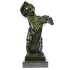 Image 1 : Nude Baby Bronze Sculpture on Marble base Statue