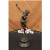 Image 1 : Lost Wax Dancer Bronze Sculpture on Marble Base