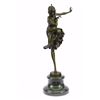 Image 1 : Dancer Bronze Statue on Marble Base Sculpture