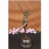 Image 1 : Exotic dancer Bronze figurine on marble base Sculpture