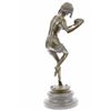 Image 7 : Youth Dancing Bronze Sculpture on marble base