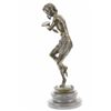 Image 9 : Youth Dancing Bronze Sculpture on marble base