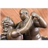 Image 2 : Dancing Couple Bronze Sculpture on Marble Base Statue