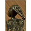 Image 2 : Nude Male Elegant Bronze sculpture on Marble base Statue