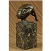 Image 3 : Nude Male Elegant Bronze sculpture on Marble base Statue