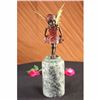 Image 1 : Art Deco Angel Fairy Red Patina Book Statue