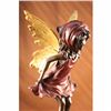 Image 5 : Art Deco Angel Fairy Red Patina Book Statue