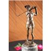 Image 1 : Golfing Trophy Bronze Statue