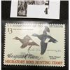 Image 1 : 1969 U.S. Department of the Interior Migratory Bird Hunting Stamp, RW#36, light hinge, VF, Signed by