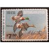 Image 2 : 1980 U.S. Department of the Interior Migratory Bird Hunting Stamp, RW#47, OG, not hinged, VF, Signed