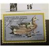 Image 4 : 1984 U.S. Department of the Interior Migratory Bird Hunting Stamp, RW#51, OG, not hinged, VF, Signed