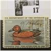 Image 4 : 1985 U.S. Department of the Interior Migratory Bird Hunting Stamp, RW#52, OG, not hinged, F-VF, Sign