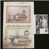 Image 1 : 2010 U.S. Department of the Interior Migratory Bird Hunting Stamp, RW#77B, Pane, not hinged, EF, Sig