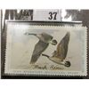 Image 4 : 1974 Iowa State Conservation Commission Migratory Waterfowl Stamp, NH, VF, Signed by the Artist "Mar