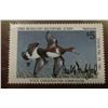 Image 4 : 1980 Iowa State Conservation Commission Migratory Waterfowl Stamp, VF, NH, Signed by the Artist "Pau