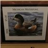 Image 4 : 2006 Michigan Waterfowl $5 Stamp depicting American Widgeon Duck, Pristine Mint condition in plastic