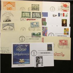 (10) Special Cacheted or First Day Covers dating back to 1953.