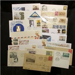 (20) Special Cacheted or First Day Covers dating back to 1922.