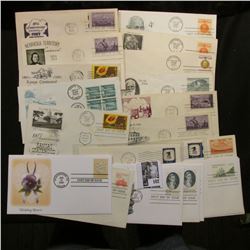 (20) Old First Day Covers dating back to 1953. Includes Mahatma Gandhi and more.