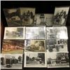 Image 7 : Newton, Iowa Postcard with horses and riders; & (12) West Branch, Iowa Postcards.