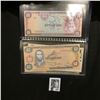Image 12 : 1977 Bank of Jamaica Postal Cover and Currency. Includes series 1977 $2 & $10 CU Banknotes.
