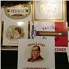 Image 1 : (5) Different Old Cigar Box labels in mint condition.