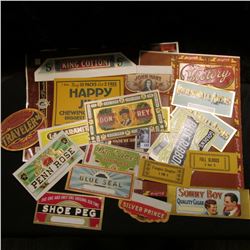 (19) Different Old Cigar Box labels in mint condition.