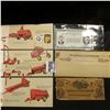 Image 1 : "A Complete Family of New Holland Grassland Machines" brochure; "The Bandless Filing Envelope"; $100