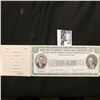 Image 2 : 1948 Booklet with attached One Dollar Certificate "Dewey-Warren Dollar Certificate Fund".