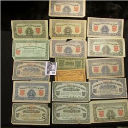 (17) pieces of Scrip from the "United Cigar Stores Company of America" issued during the Depression 