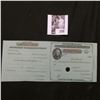 Image 1 : Series of 1878 "Distillery Warehouse Stamp", hole cancelled.