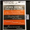 Image 4 : 1935 John Deere Model AR Standard Tread Tractor, Moline, Illinois Brochure.