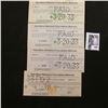 Image 1 : 1933 $1, $5, $10, & $20 "The Des Moines Clearing House" Depression Scrip, Hole cancelled.