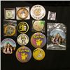 Image 3 : Collection of (28) various Political & Movie related pin-backs.