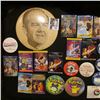 Image 4 : Collection of (28) various Political & Movie related pin-backs.
