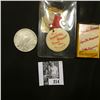 Image 2 : 1899 Christian Endeavor Conference Pin-back from Detroit; &1922 D U.S. Peace Silver Dollar, VG; & a 