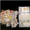 Image 1 : (4) 1971-72 "Wildlife Conservation" First Day Covers; and a large group of Old cancelled Stamps.