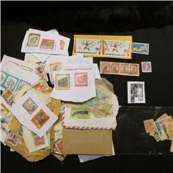 Large goup of Used Foreign Mix postage Stamps.