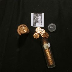 1957 D & 58 P Original BU Rolls of Lincoln Cents.