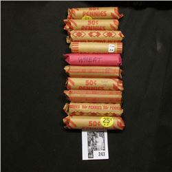 (10) Rolls of U.S. Wheat Cents, I haven't searched these rolls except for a compulsory look, so sold