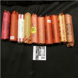 (10) Rolls of U.S. Wheat Cents, I haven't searched these rolls except for a compulsory look, so sold