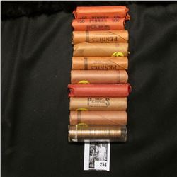 (10) Rolls of early U.S. Memorial Lincoln Cents, many are Gem BU.