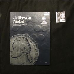 1962-95 Complete Set of Jefferson Nickels in a blue Whitman folder.