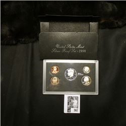 1998 S U.S. Silver Proof Set. Original as issued.