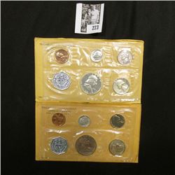 1961 & 1962 U.S. Proof Sets, original as issued.