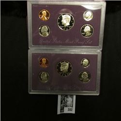 1991 S & 93 S U.S. Proof Sets, original as issued.