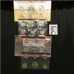 1986 & 1996 U.S. Mint Sets. Original as issued. Total of $3.64 face value.