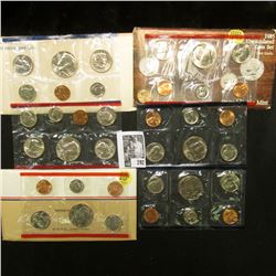 1981, 1985, & 1986 U.S. Mint Sets, original as issued.