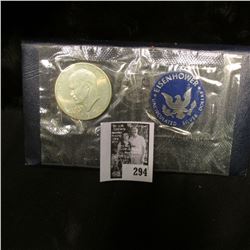 1972 S U.S. Eisenhower Silver Dollar, original as issued.