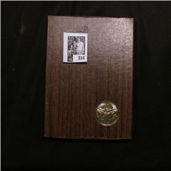 1973 S U.S. Silver Eisenhower Proof Dollar in original brown box.